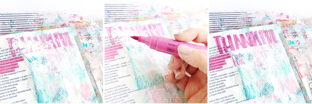 Gratitude Documented Day 22 | The Bible [Jeremiah 15:16] | Mixed Media Bible Journaling by Heather Greenwood