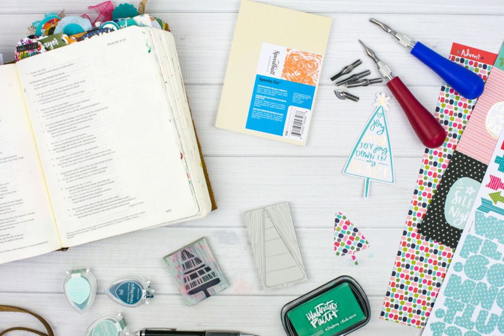 Bible Journaling Tutorial by Amy Bruce | JOY - Making Simple Stamps