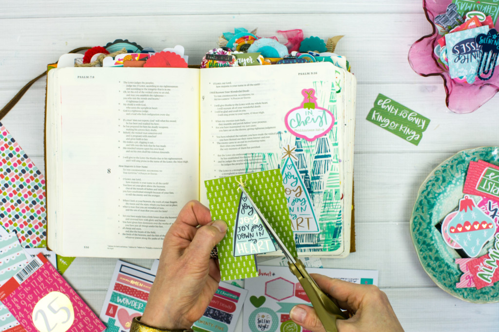 Bible Journaling Tutorial by Amy Bruce | JOY - Making Simple Stamps