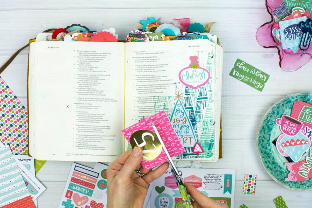 Bible Journaling Tutorial by Amy Bruce | JOY - Making Simple Stamps