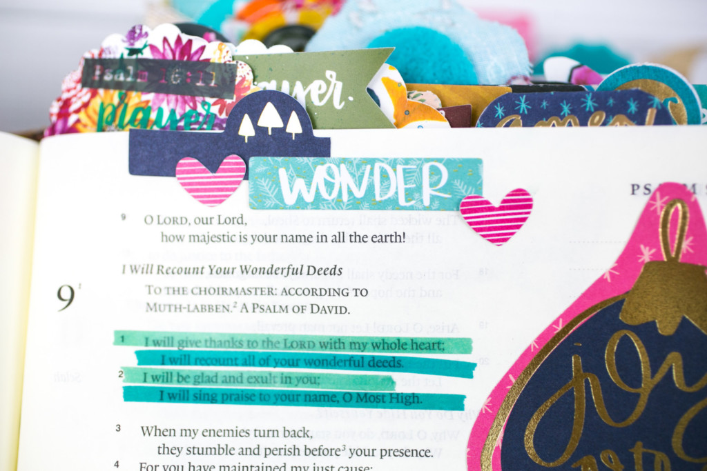Bible Journaling Tutorial by Amy Bruce | JOY - Making Simple Stamps
