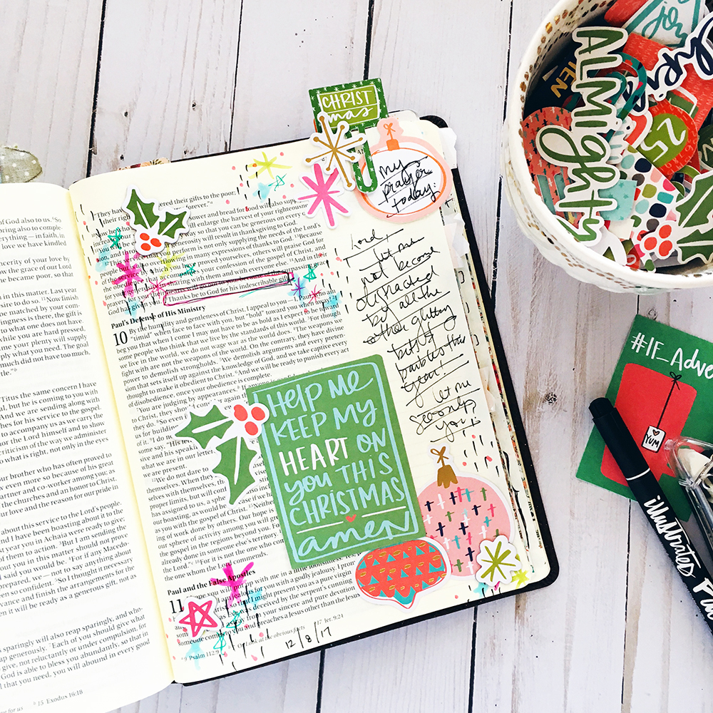 bible journaling entry by Bailey Robert | Better than Bits and Baubles
