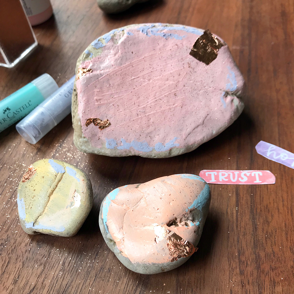 DIY Word Rocks using Printables with Beth LaFleur