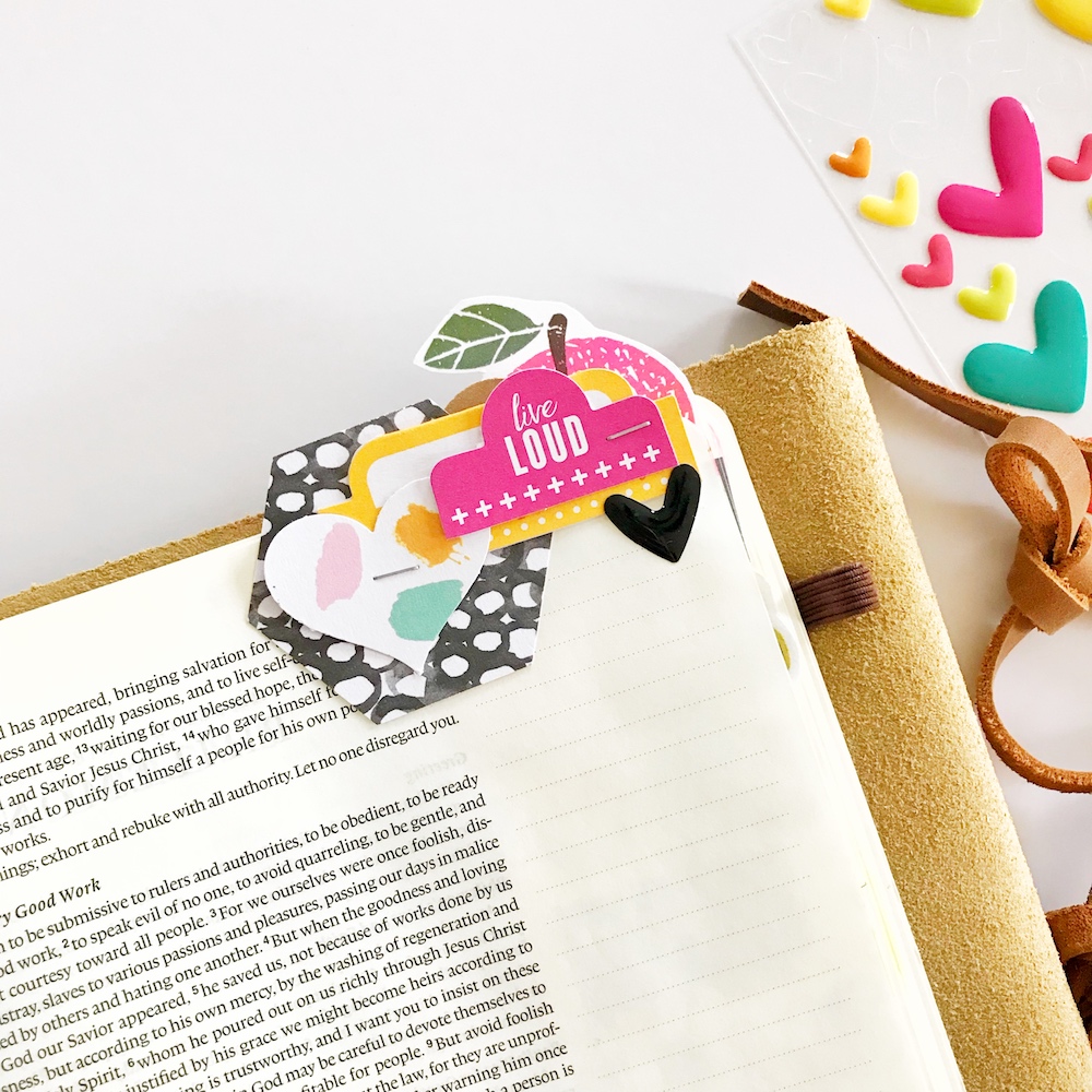 Bible Journaling Layered Tabs Tutorial by April Crosier aka Marine Parents | Illustrated Faith tab crush