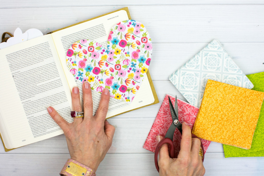 Mixed Media Bible Journaling Tutorial by Amy Bruce | This is Love - Napkins, Stamps, and Matte Medium