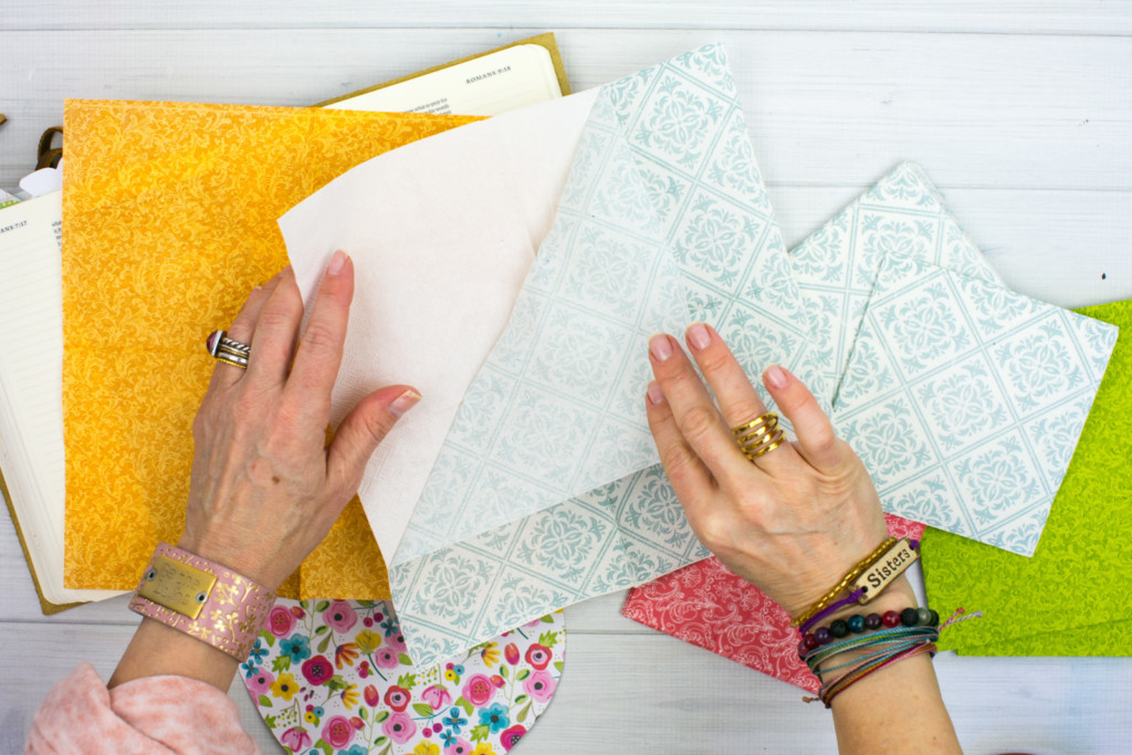 Mixed Media Bible Journaling Tutorial by Amy Bruce | This is Love - Napkins, Stamps, and Matte Medium