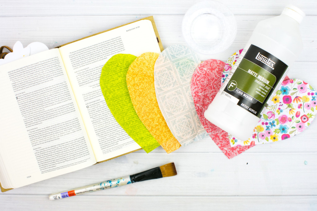 Mixed Media Bible Journaling Tutorial by Amy Bruce | This is Love - Napkins, Stamps, and Matte Medium