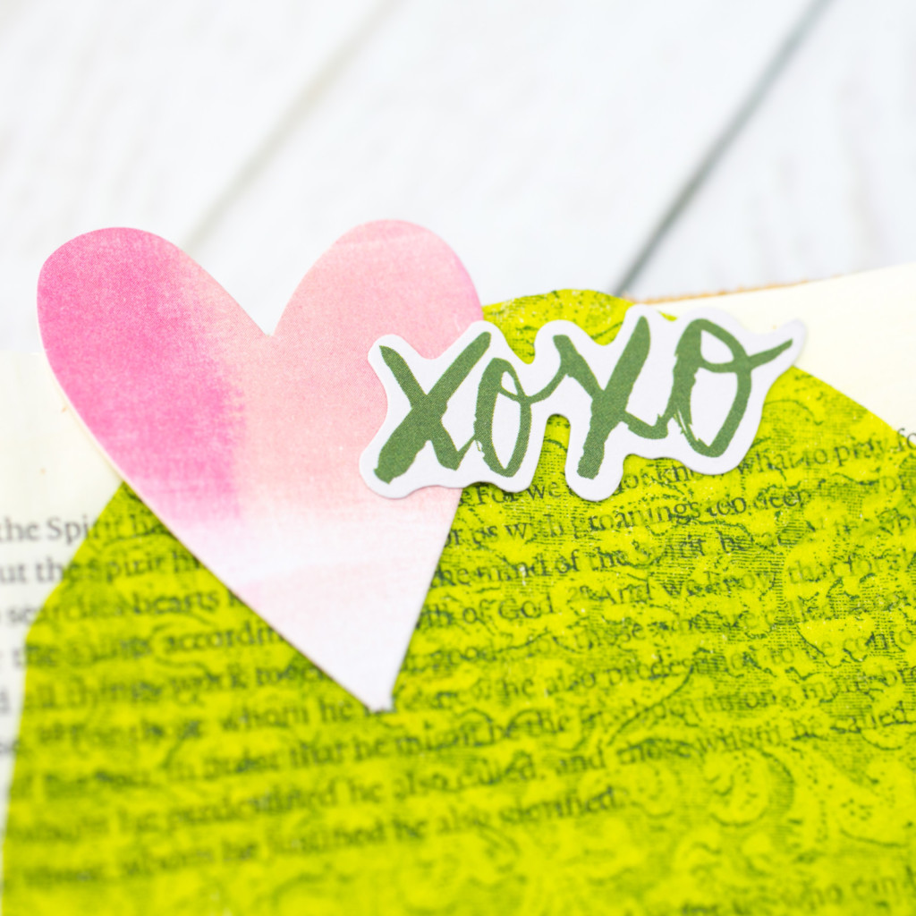 Mixed Media Bible Journaling Tutorial by Amy Bruce | This is Love - Napkins, Stamps, and Matte Medium