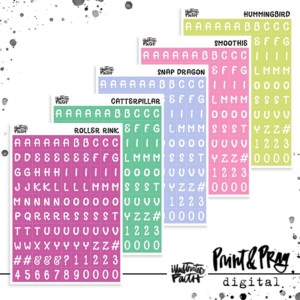 Tile Alpha Set | 'Stand Up' March 2018 Colors