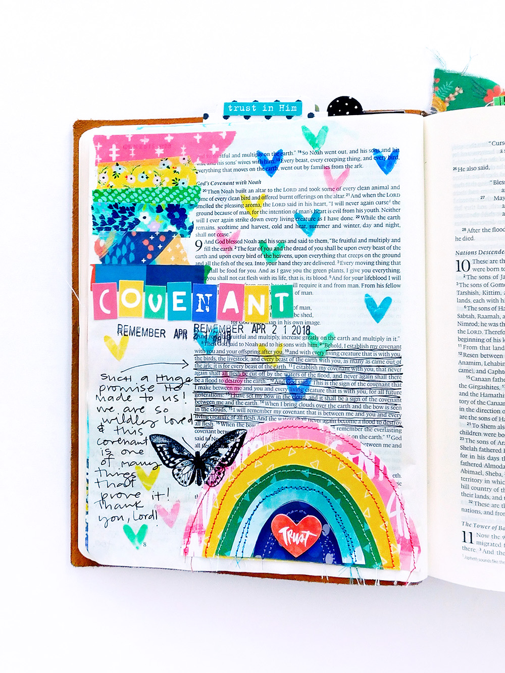 Print & Pray Hybrid Bible Journaling by Elaine Davis using digital printables | More Than a Pinky Promise