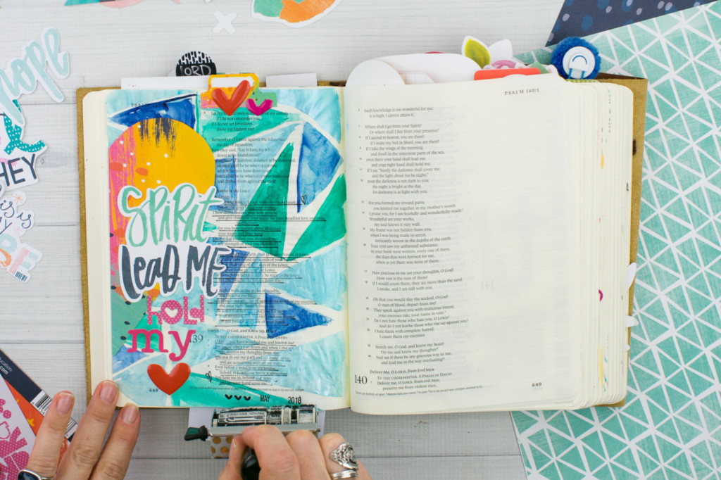 Watercolor Bible Journaling Tutorial by Amy Bruce | Pieces