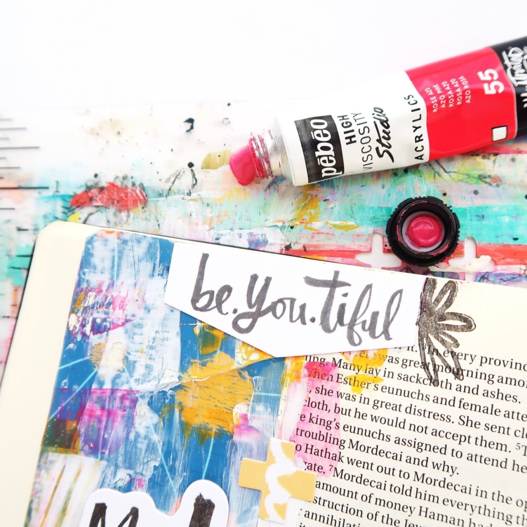 Mixed Media Bible Journaling Process Video by Jillian aka Hello Jillsky | Only One You Devotional Kit Session 4