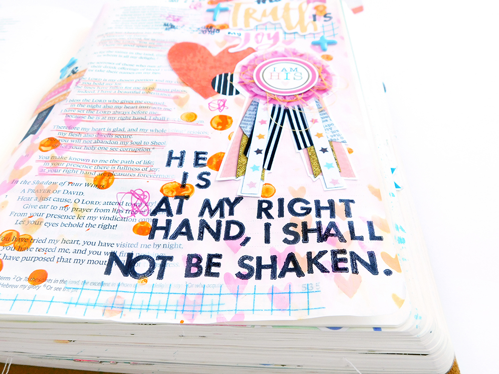 Print & Pray Hybrid Bible Journaling by Elaine Davis using digital printables | Superlatives