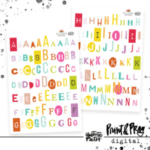 Rainbow Crush Alpha Set