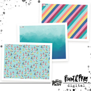 Walk on Waves Patterned Paper Bundle