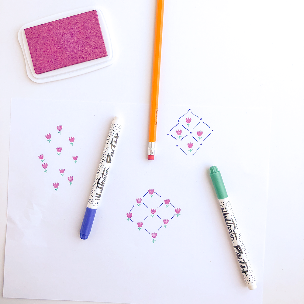 Mixed Media Bible Journaling Tutorial by Heather Greenwood | Creating Eraser Stamps | Dutch Tulips | Parenting