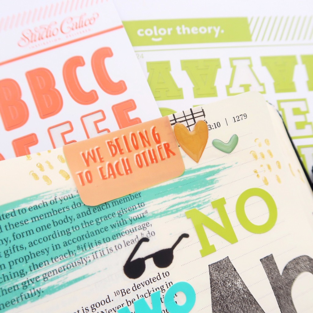 Bible Journaling Process Video by Jillian aka Hello Jillsky | Illustrated Faith Stronger Together Devotional Kit