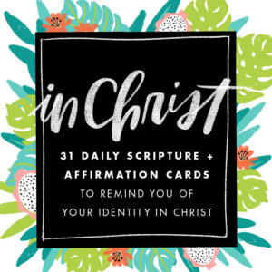 In Christ Affirmation Card Set