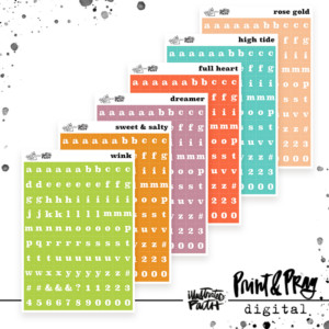 Tile Alpha Set | "Glass Half-Full" June 2018 Colors