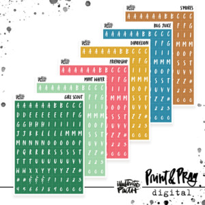Tile Alpha Set | "Hide & Seek" July 2018 Colors
