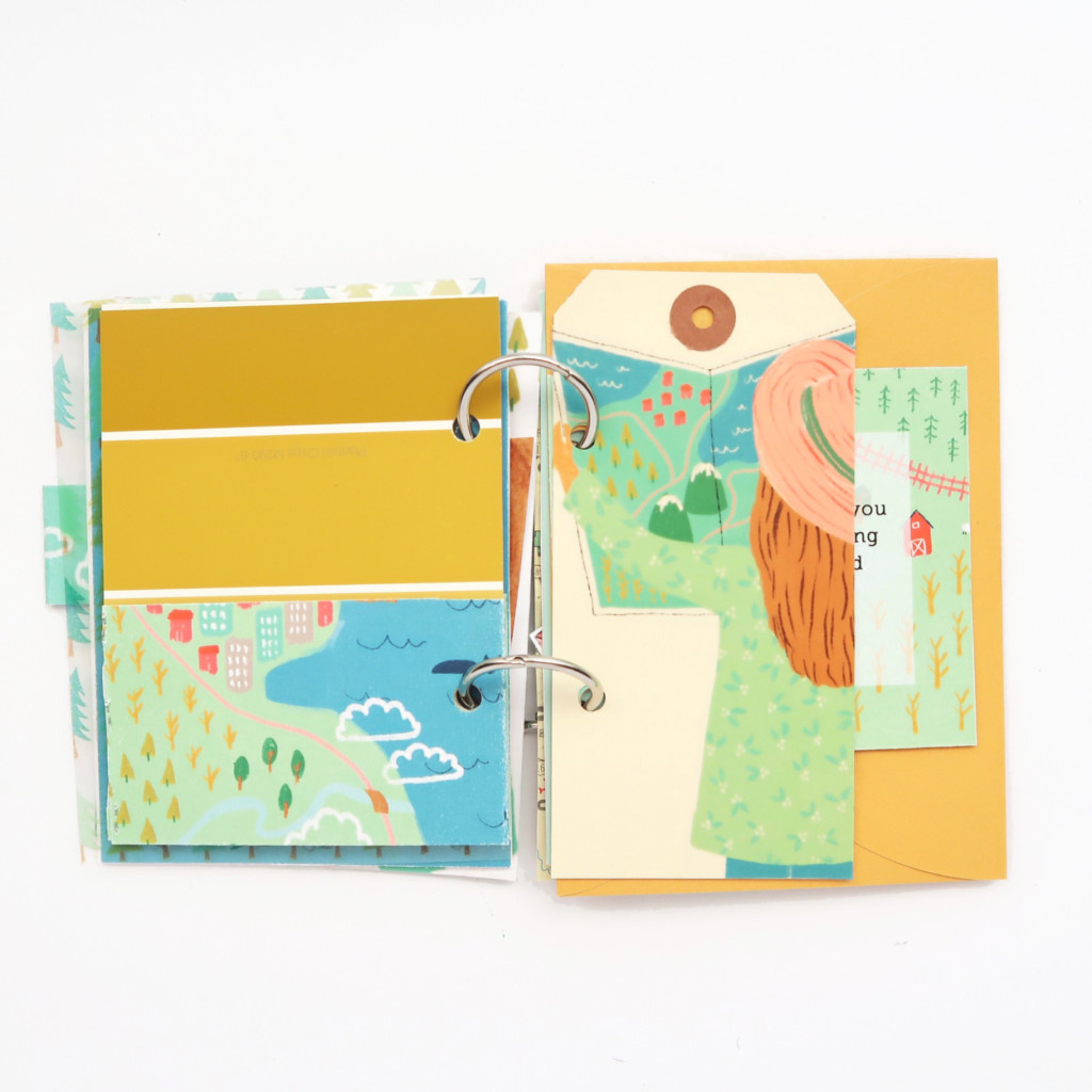 DIY Print and Pray Hybrid Summer Mini Book Video Process by Jillian aka Jillsky | Use Your Map