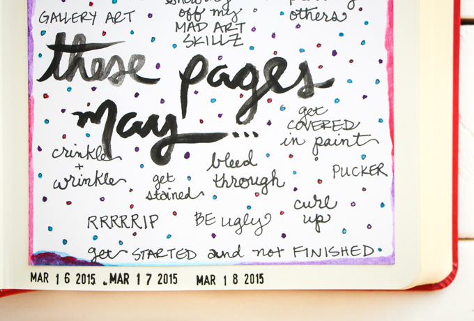Permission Pages: Journaling Bible Process Video | Here's a glimpse at the NEW Permission Pages Devotional Kit by Lauren Lanker! Designed to support you in creating your own set of permission pages where you can boldly declare the permission you’ve been granted by God to be free–declaring what "This Bible is for" (asking questions and making mistakes) and what "This Bible is not for" (proving my worth or giving in to fear). Be inspired!