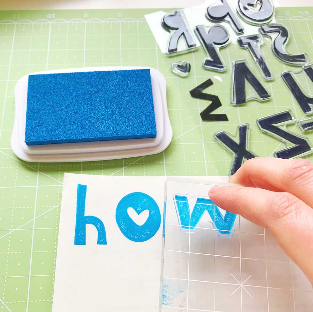 Print and Pray Mixed Media Hybrid Bible Journaling Tutorial by Cristin Howell | Stamping on Clear Sticker Sheets