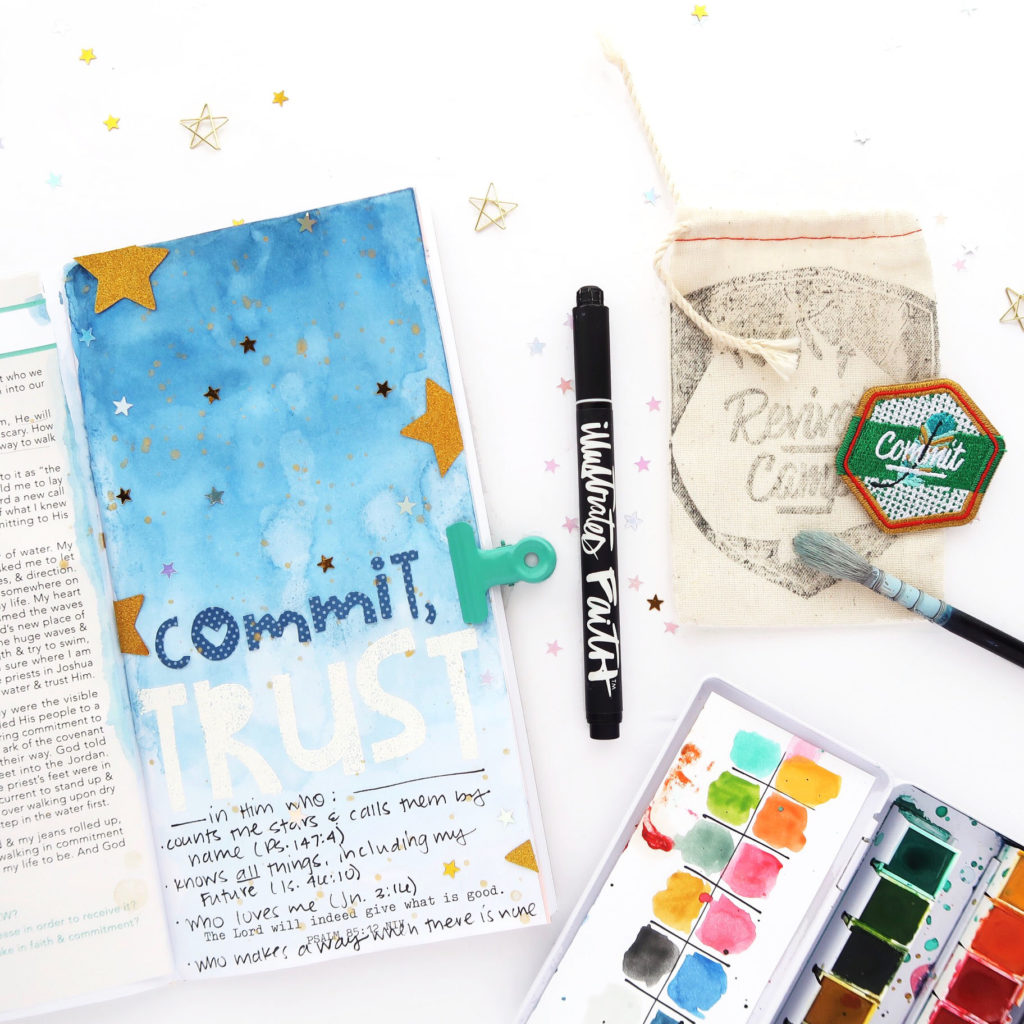 Revival Camp Commit by Jillian aka Hello Jillsky | Traveler's Notebook Process Video