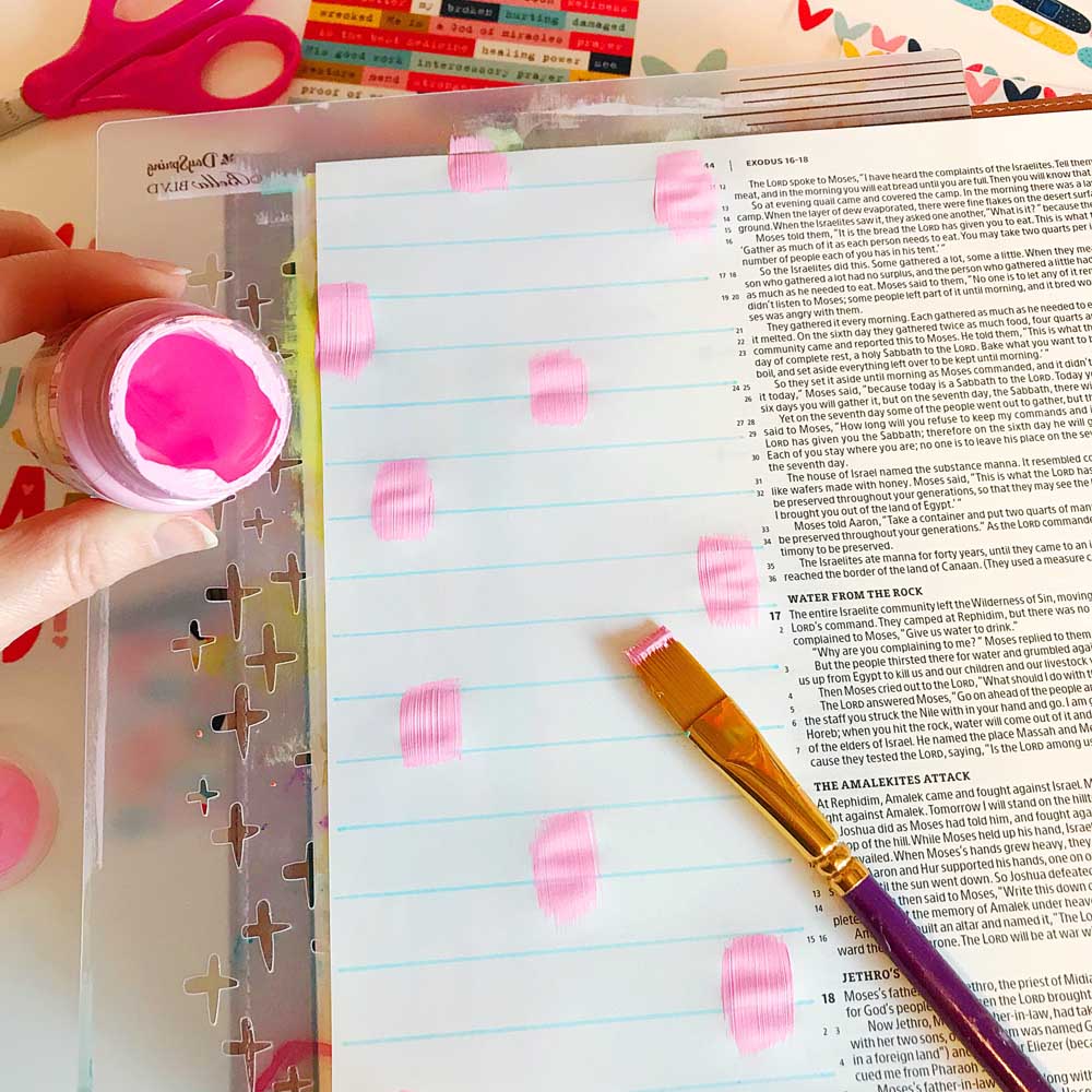 Print and Pray Hybrid Bible Journaling by Cristin Howell using digital printables | Just What I Need!