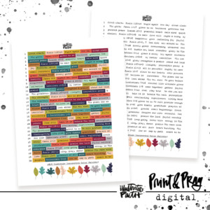 2018 Gratitude Documented Wordfetti