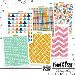 Take Time Patterned Paper Bundle