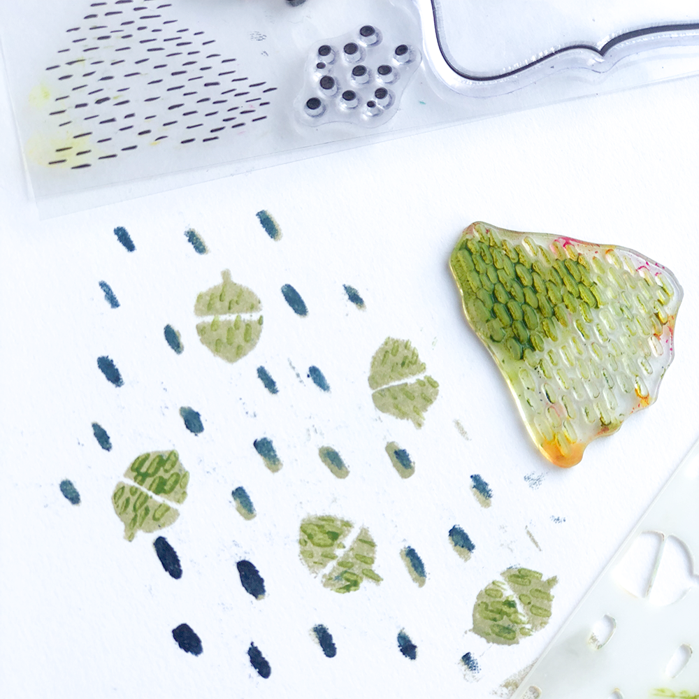 mixed media Bible journaling stenciling techniques by Heather Greenwood | 100 Days of Grace and Gratitude Kit