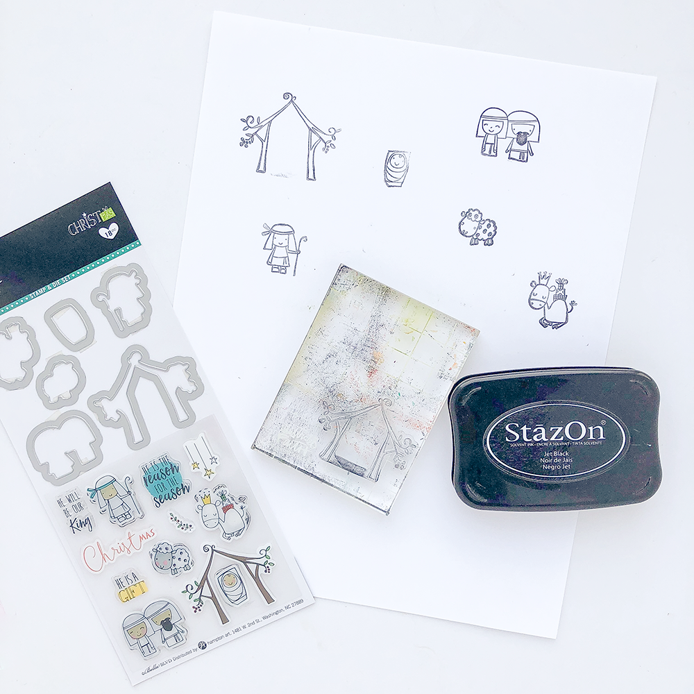 Mixed Media Bible Journaling - Creating Your Own Ephemera by Heather Greenwood using the CHRISTmas Collection available at JoAnn Stores | CHRISTmas - God of HOPE | Romans 15:13