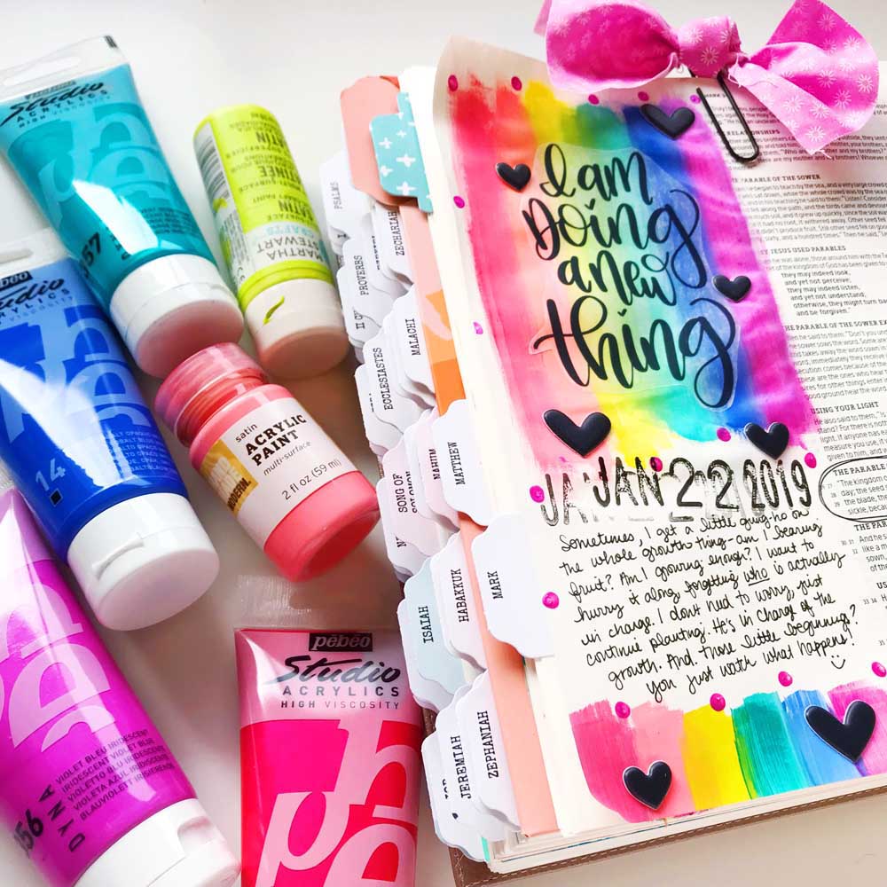 Jan & Feb Print & Pray Project Round-Up by Elaine Davis using digital printables