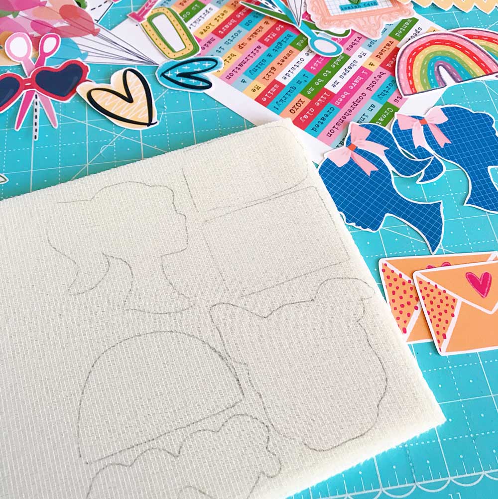 Print and Pray DIY Puffy Embellishments by Cristin Howell using digital printables