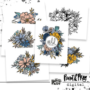 Wildflower Digital Large Florals