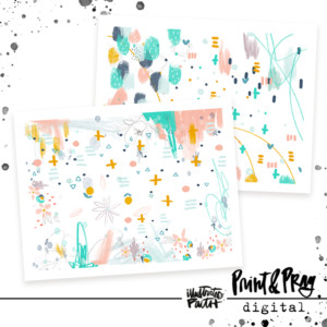 Less Hustle More Jesus Collage Papers