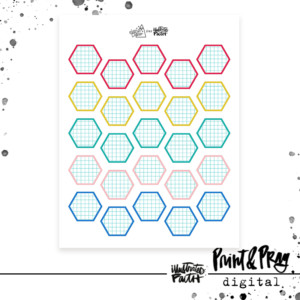 Revival Camp 2019 Colors Grid Hexie Labels