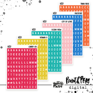 Tile Alpha Set | Revival Camp 2019 Colors