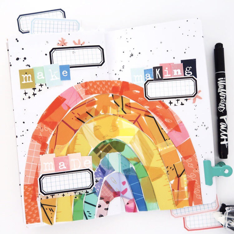 Print and Pray Basics | Traveler's Notebook Process Video by Jillian aka Hello Jillsky using digital printables