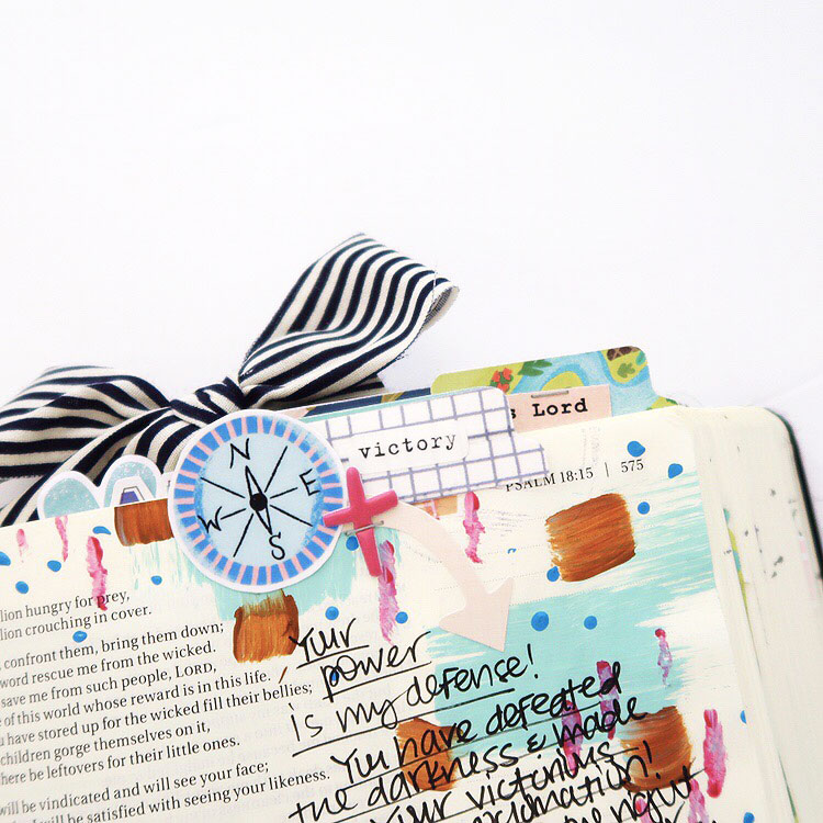Revival Camp 2019 | Bible Journaling Process Video by Jillian aka Hello Jillsky | Victory Through Praise Psalm 18 | Bible journaling devotional kits