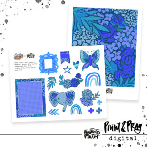 Journal the Rainbow: Blue