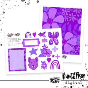Journal the Rainbow: Purple