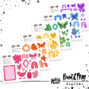 Journal the Rainbow Collection Ephemera