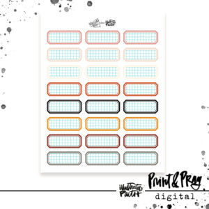 Heart Layers Colors Grid Rainbow Labels