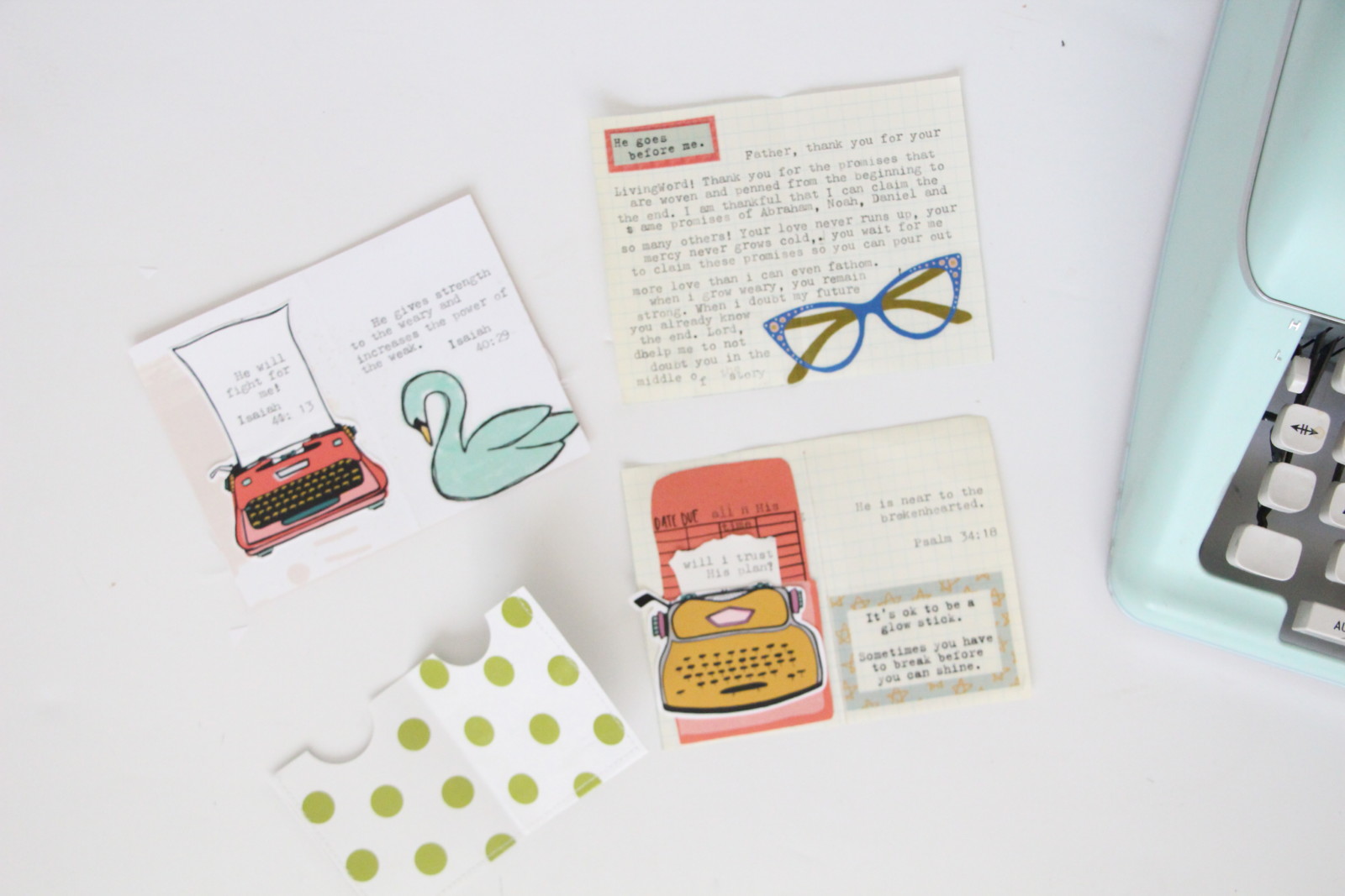 Bible Journaling Tutorial - creating a file folder booklet by Bekah aka Simply Bekah | A Book of Promises | Storyteller Devotional