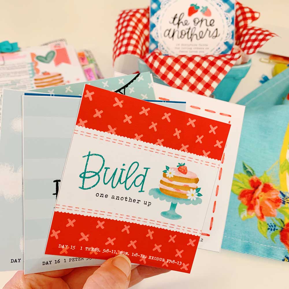 Print and Pray Hybrid Bible Journaling by Cristin Howell using digital printables | Build One Another Up | Romans 16