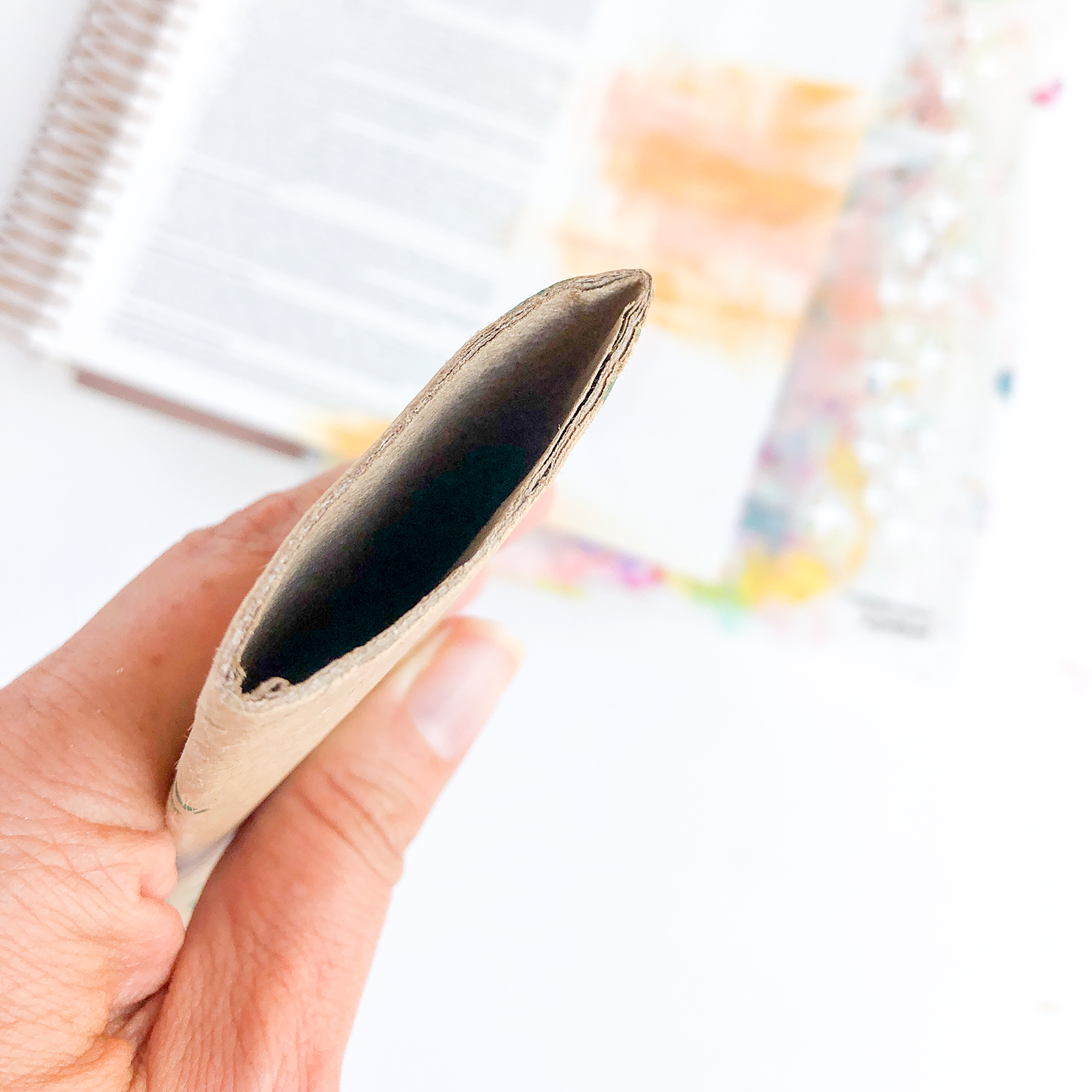 mixed media bible journaling tutorial by heather greenwood | creating a cardboard heart stamp | Illustrated Faith Heart Layers Devotional Kit | Mark 5