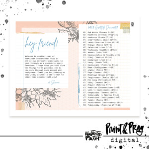 Gratitude Documented 2019 Prompt List