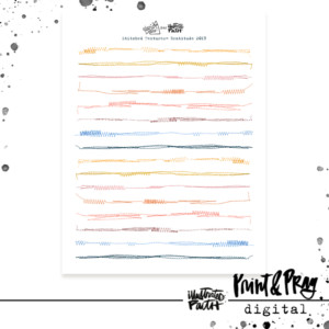 Stitched Textures Gratitude 2019 Colors